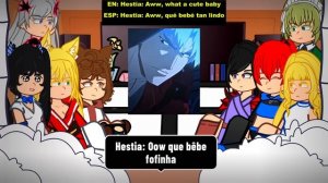 Danmachi react to Bell as dante/Son Of Spart