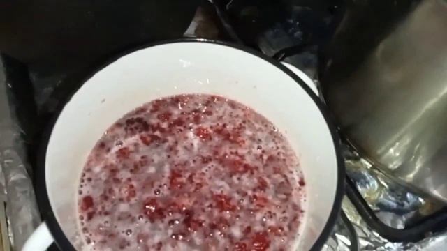 Сироп из осенней малины