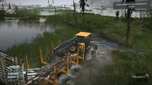 Spintires: MudRunner ➣ Испытание • Оператор крана - 2 на одну зв? смотреть онлайн