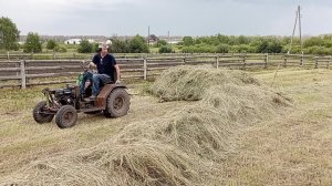 Заготовка сена. часть первая.