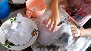 делаю маску волка из папье-маше