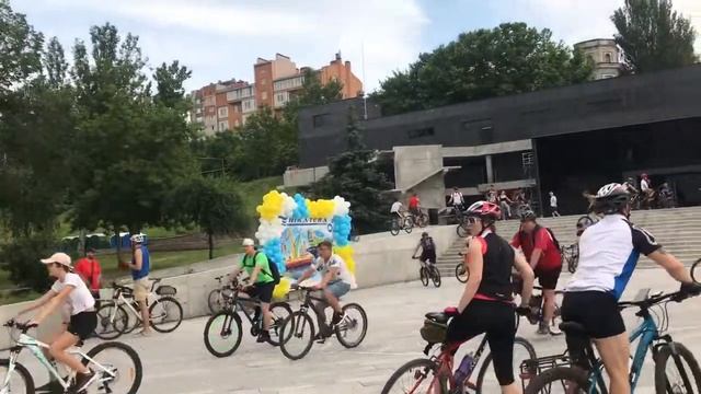 Велопробег в Николаеве ;мы пришли поддержать команду ?
