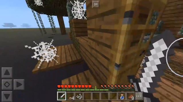 Я нашёл заброшенный дом в Майнкрафт.