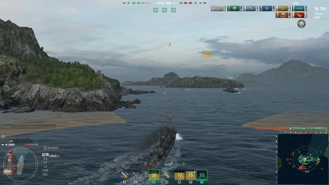 Эсминец JAGER. Отличный корабль в хороших руках. Полност?