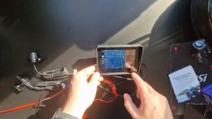 Android Auto или Apple CarPlay + видеорегистратор + TPMS на мотоцикл