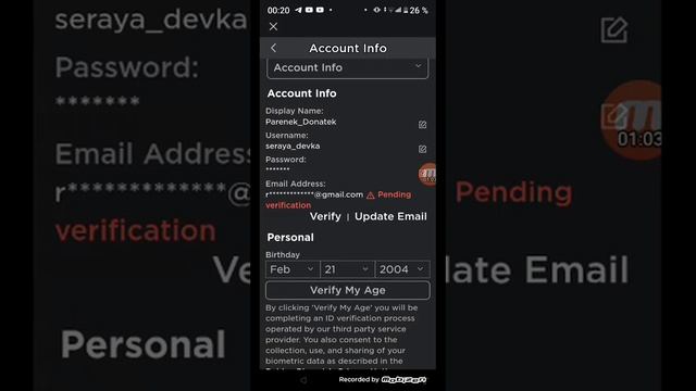 КАК ПРИВЯЗАТЬ АККАУНТ В Roblox. смотреть онлайн
