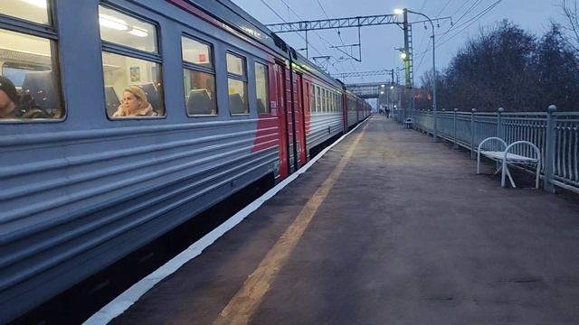 Отправление именного электропоезда ЭТ2М-118 сообщением смотреть онлайн