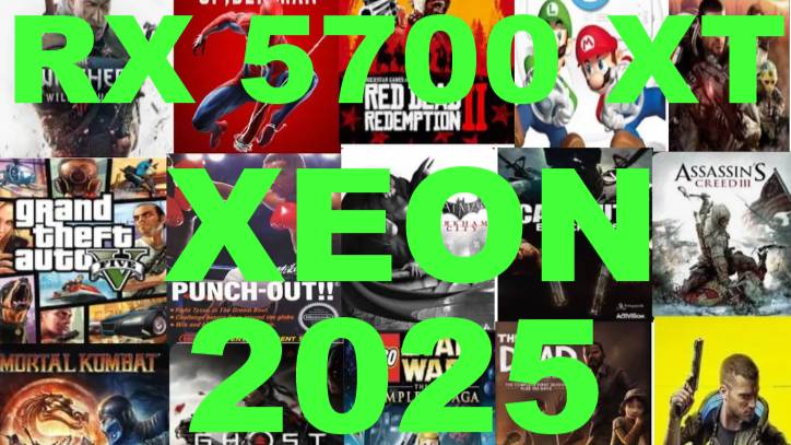 RX5700XT ТЕСТЫ 2025 В 2К И 4К РАЗРЕШЕНИИ И ПАРУ ИГР FULL HD