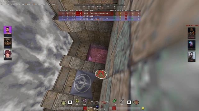 Играем в QuakeWorld Team Fortress