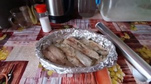 Запечённый Хек и салат к рыбе/ Рыба при диабете 2 типа/