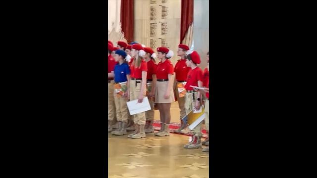 Торжественный приём в ряды Юнармии 13 мая 2022г смотреть онлайн