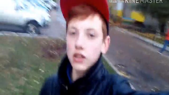 Паркур. Неожиданно напал на друга