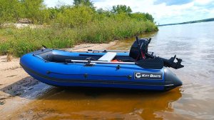 ОБКАТКА МОТОРА Tohatsu (MFS 6) и УСТАНОВКА ТАХОМЕТРА! KittBoats 300  - отличный комплект эгоиста!