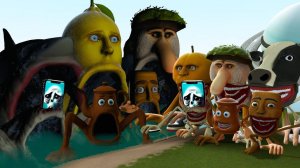 Итальянские Пожиратели Морей Против Различных Монстров В Гаррис Моде