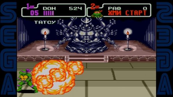 Прохождение Teenage Mutant Ninja Turtles - The Hyperstone Heist [SEGA]