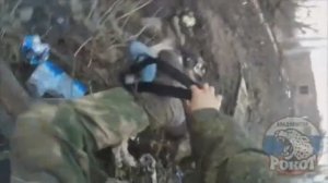 Ранение нашего бойца и эвакуация