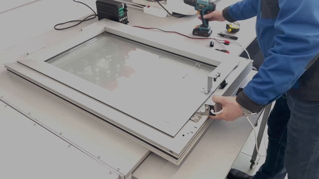 Установка цепного привода AO KL с Z-образным креплением