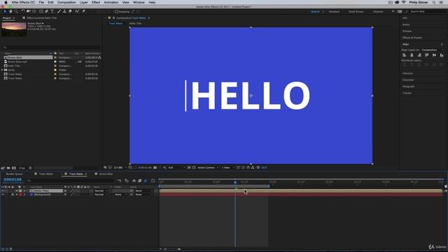 After Effects Course 030 Pre-Compositions_ Grouping Layers Together смотреть онлайн