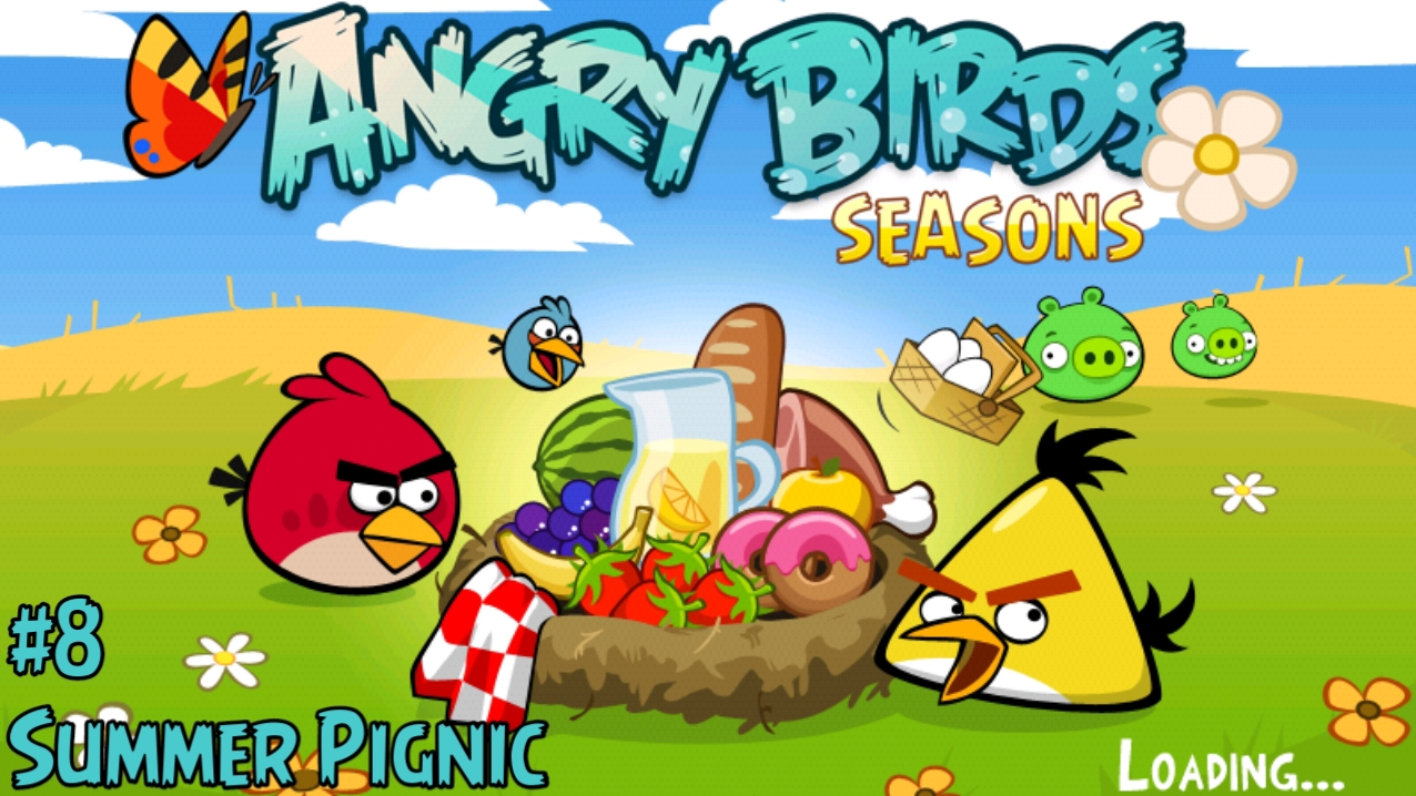 Прохождение Игры Angry Birds Seasons #8 - Summer Pignic