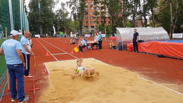Виктория Васейкина прыжок в длину 6,16 м СпидиПентатлон