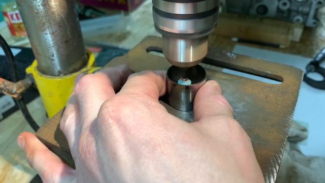 Регулировка зазоров ГБЦ, шлифовка стаканов