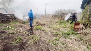 УБОРКА В ОГОРОДЕ | БОРЬБА С КРАПИВОЙ И КУСТАРНИКАМИ |  К