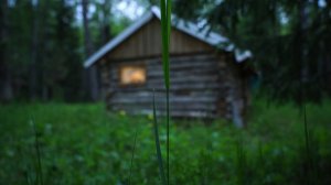 В избе кто-то был. Попал в сильный ливень. Рыбалка на хариуса.