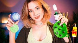 АСМР ПОЗАБОЧУСЬ О ТЕБЕ ПОСЛЕ ТРУДНОГО ДНЯ 🤤 Уход и Массаж Лица, Ушек, Шеи и Плеч asmr sleep care