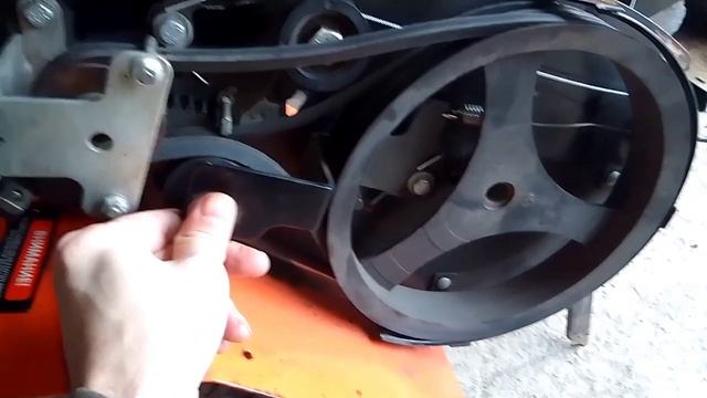 Работа культиватора Патриот/ ход вперёд и назад /трос ?