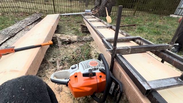 🔪👀 Распил бревна от первого лица | POV Logging With STIHL MS 362 | P