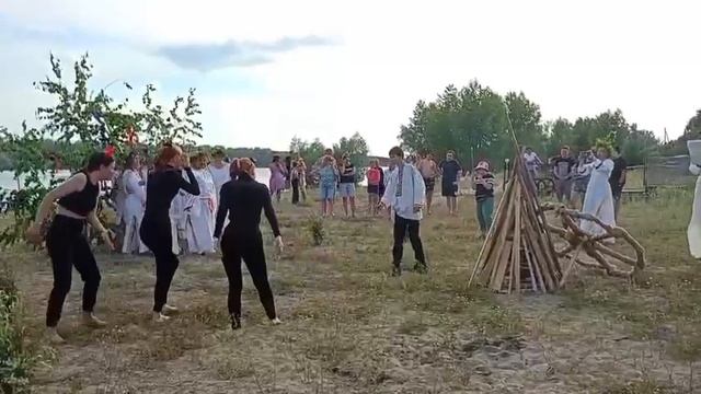 Сценка на Ивана Купала начало) Д. Пристань Почта. Групп