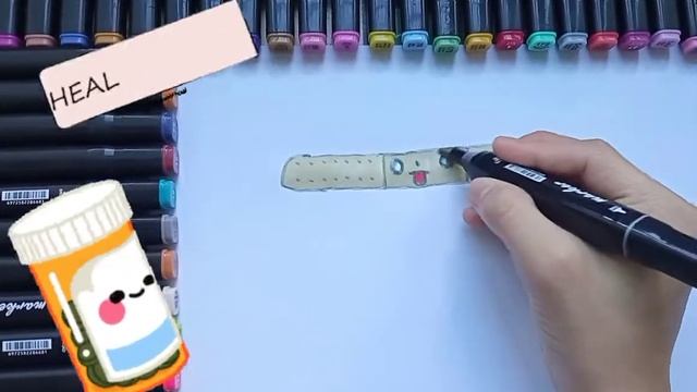 Drawing For Children Medicine | Как можно нарисовать лекарства.