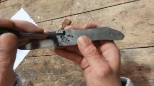 кнопочный нож своими руками.мастерская Салахая