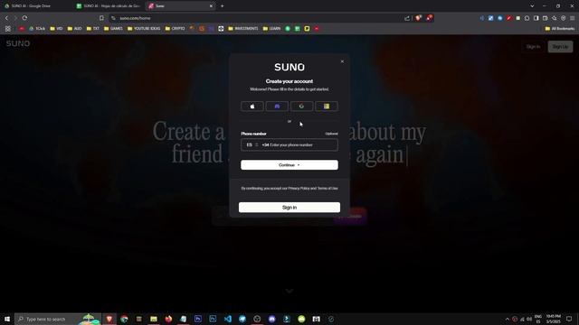 SUNO AI: Как СОЗДАТЬ АККАУНТ шаг за шагом смотреть онлайн