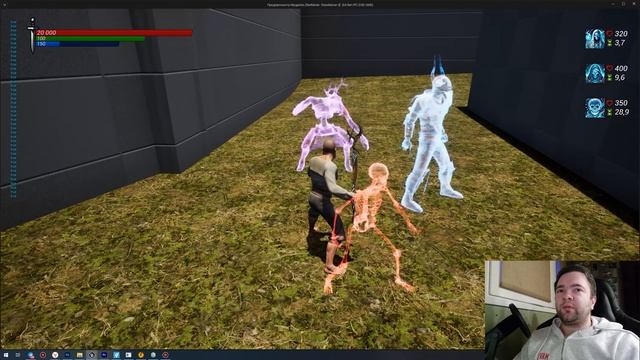 Сделал класс НЕКРОМАНТА в своей игре. КАК ВАМ?