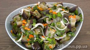 Острая закуска из баклажанов. Маринованные баклажаны рецепт.