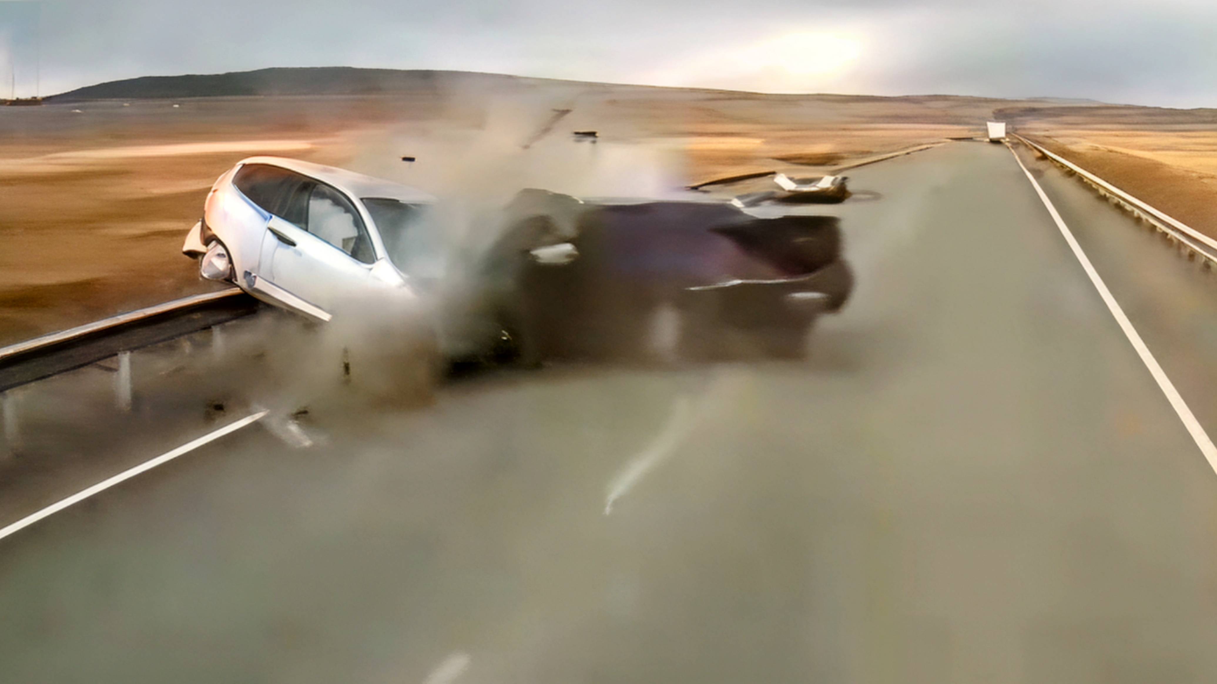 Подборка Аварий, жесткое ДТП на встречке😱 смотреть онлайн