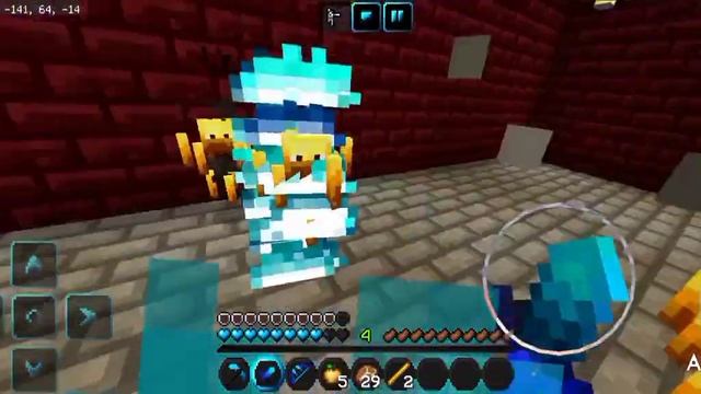 PvP режим против мобов на версии 1.19.50 😨 смотреть онлайн