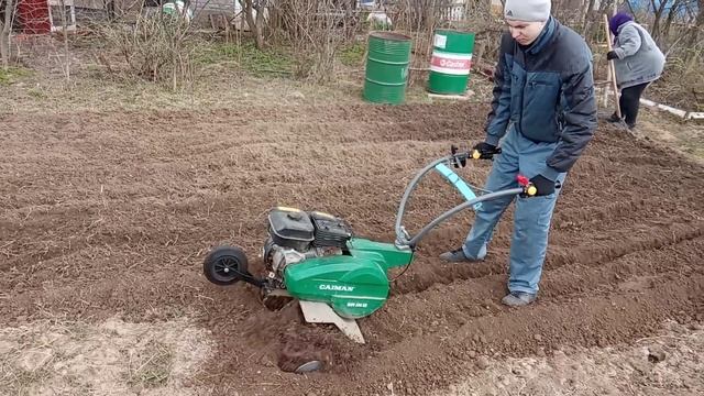 Вот как надо пахать на культиваторе