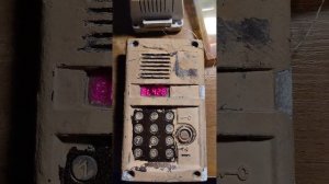 Запись памяти в/из DS1996 на домофоне ELTIS DP420-ТД22
