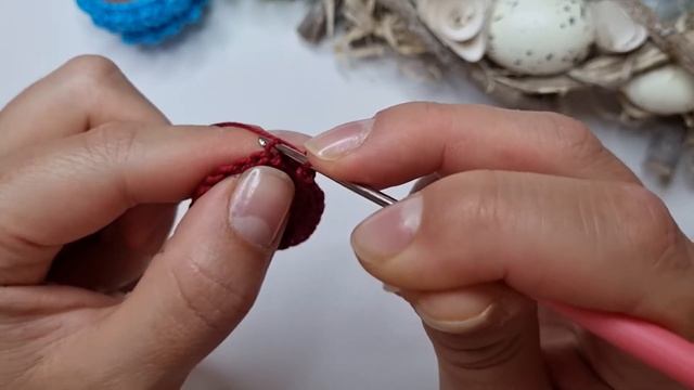 КОРЗИНКА-ЧЕХОЛ для пасхальных яиц. Пасхальный декор