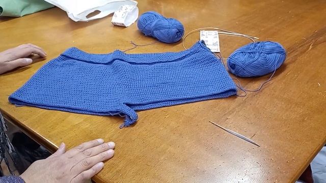 НАЧАЛА ВЯЗАТЬ ЛЕТНИЕ БРЮКИ