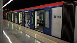 Поездка по Сокольнической линии на составе 81-765 "Москва" (25.04.2025). №65165