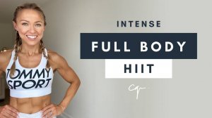 Caroline Girvan - 30 Min INTENSE FULL BODY HIIT Workout at Home | No Equipment