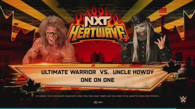 WWE 2K25 PC 10 ULTIMATE WARRIOR Vs UNCLE HOWDY