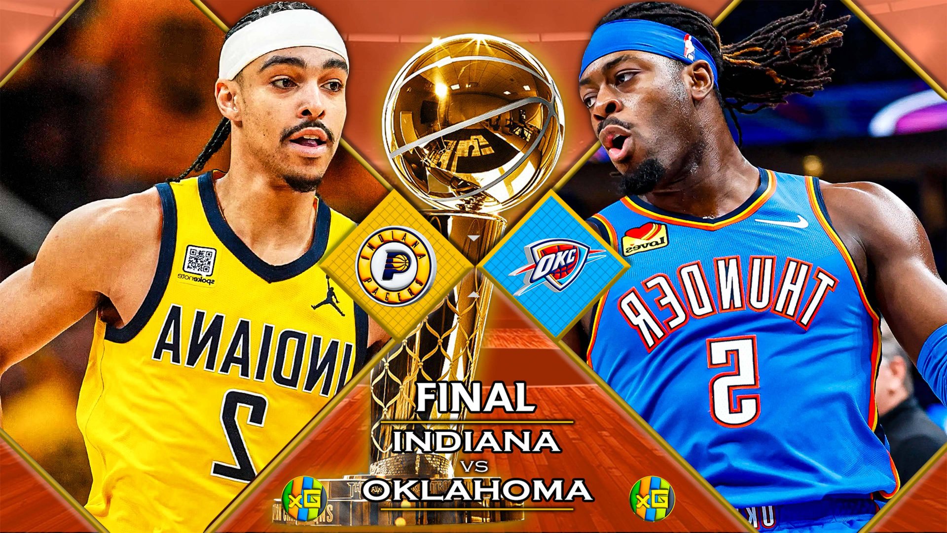Индиана - Оклахома | ФИНАЛ | 14.06.2025 | Баскетбол | NBA | Прямая трансляция | xG