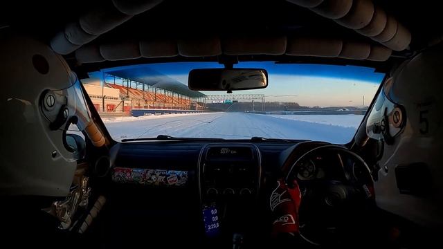 NRing зимой на Triangle Snowlink 01 (липучка). Toyota Altezza RS200.