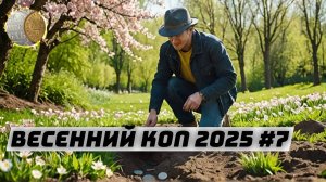 Весенний коп 2025 #9. Поиск монет и кладов с XP Deus 2