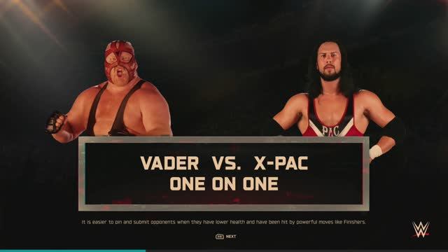 WWE 2K25 PC 11 VADER Vs X-PAC