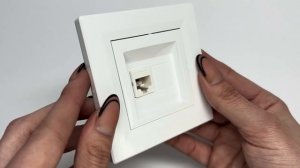 Розетка одинарна телефонна RJ-11 SCHNEIDER Asfora біла